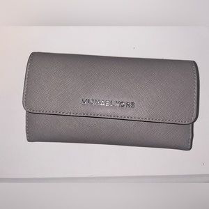 Gray Michael Kors Wallet